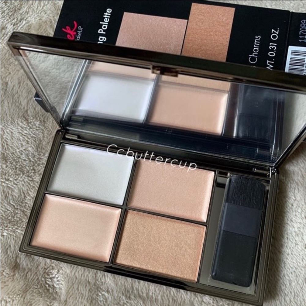 Sleek Makeup Precious Charms Cream Highlighter Palette & Brush BNIB